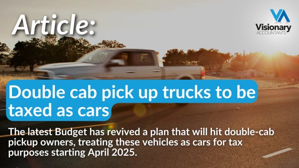 Double-Cab Pick Up Trucks to be Taxed as Cars